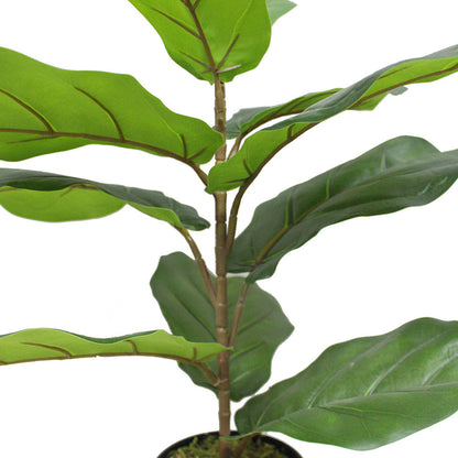 Anza Artificial Fiddle Leaf Potted Plant (Multiple Sizes)