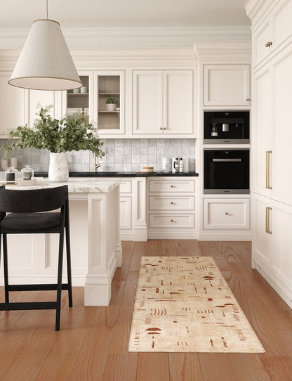 Jama Natural Red Rug