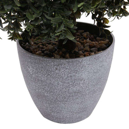 Kingston Faux Potted Cedar Topiary Plant 24''