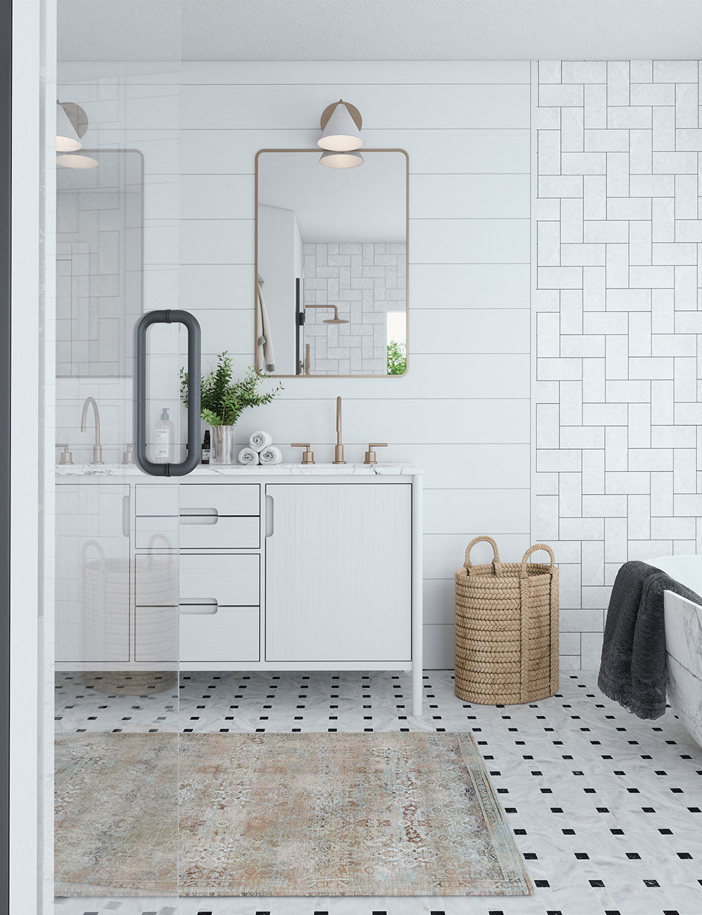 Kissara Beige Blue Rug