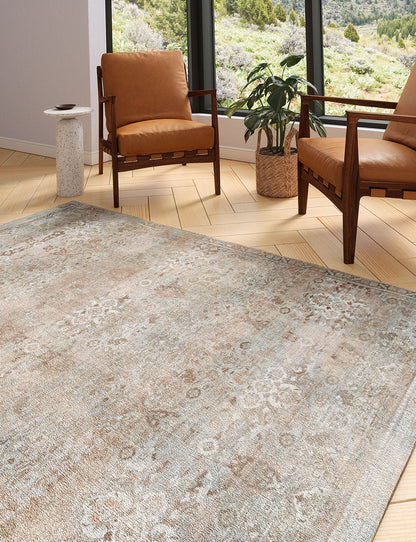 Kissara Beige Blue Rug