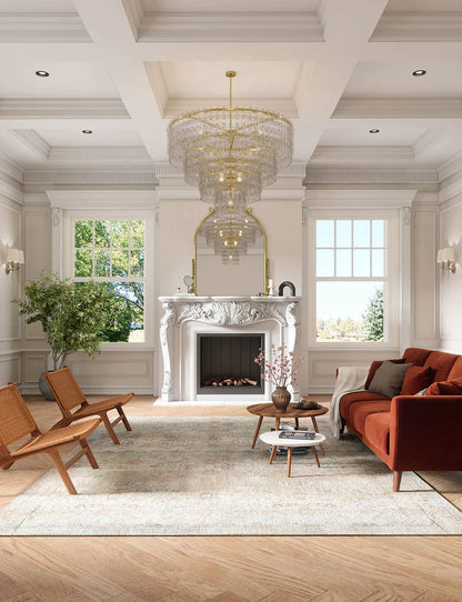 Kissara Beige Blue Rug