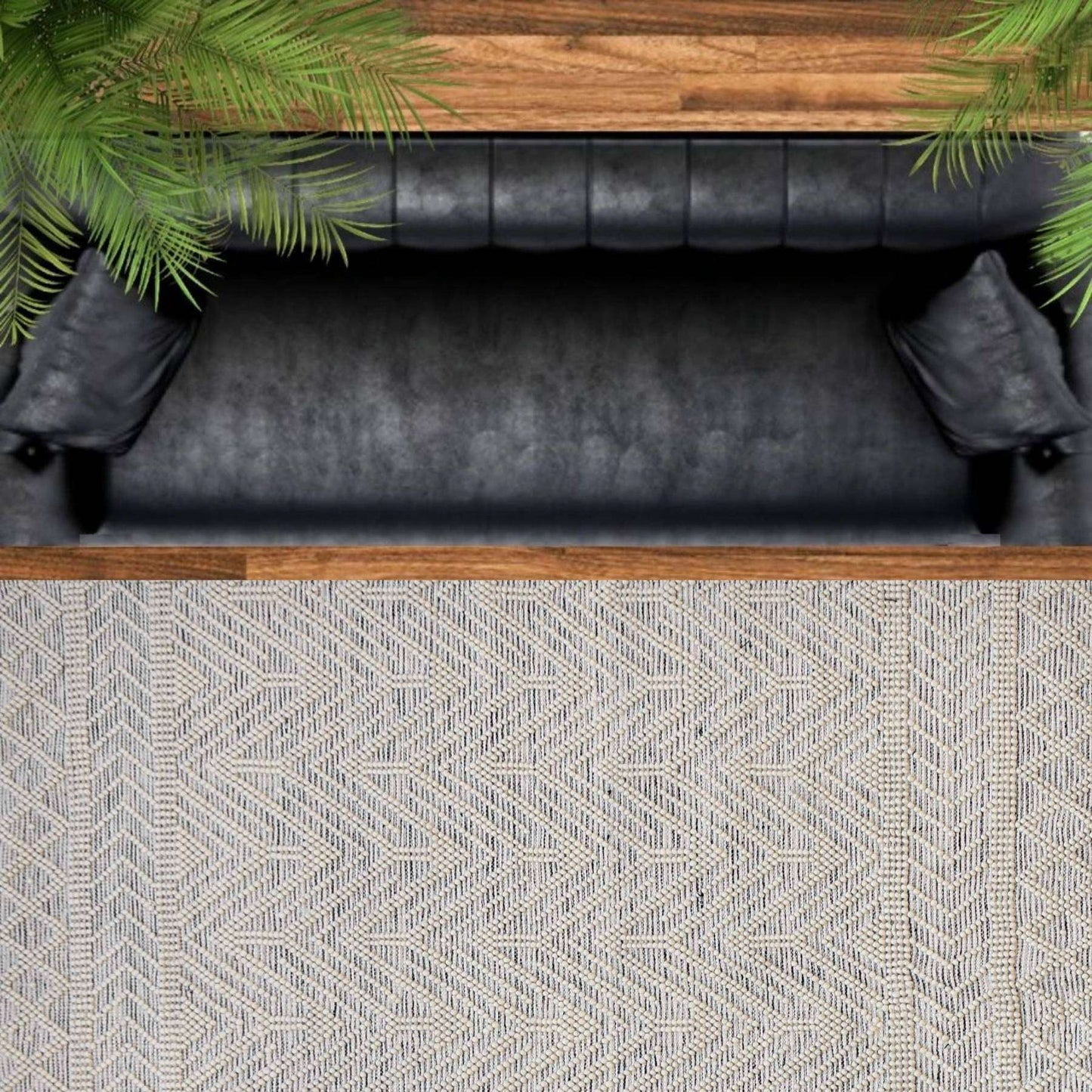 Leda Woven Wool 6X9 Rug