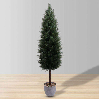 Leeds Faux Potted Cedar Topiary Plant (Multiple Size)