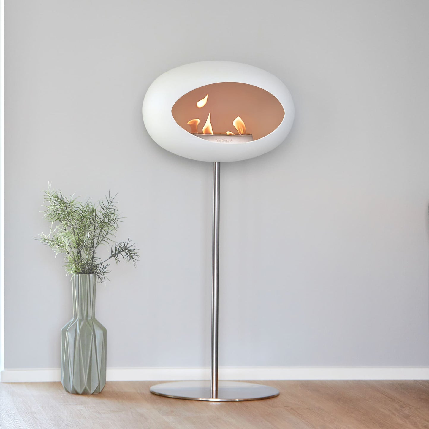 Le Feu Steel High Dome White