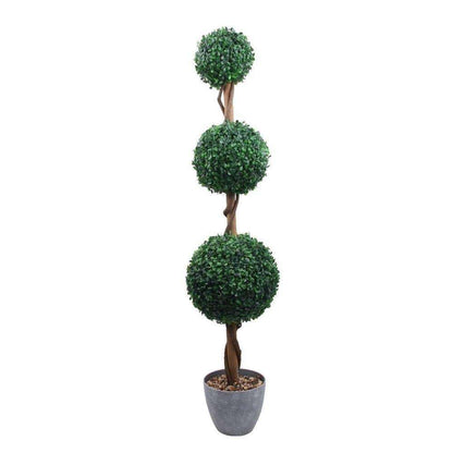 London Faux Potted Boxwood Topiary Plant (Multiple Sizes)