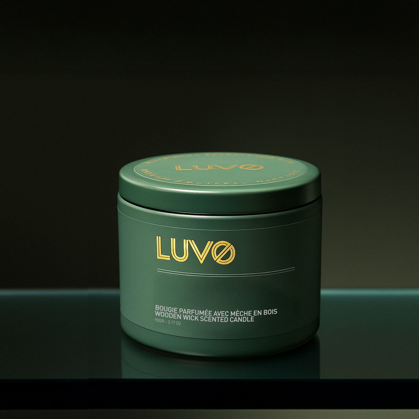 蒙特婁手工製作迷你杜松和香脂雲杉木芯蠟燭