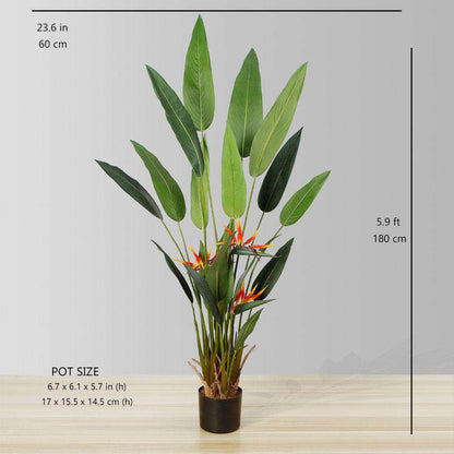 Luza Artificial Bird Of Paradise Potted Plant (Multiple Sizes)