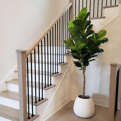 Margo - White Bamboo Floor Planter