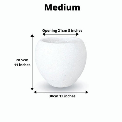 Merida Round Cement Planter (Multiple Sizes)