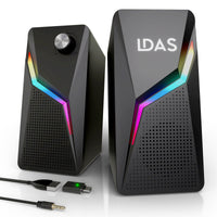 LDAS - A8 Computer Speakers for Desktop Monitor, USB/USB-C Powered PC Speakers