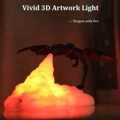 Mythic Dragon 3D LED Light - Austrige™