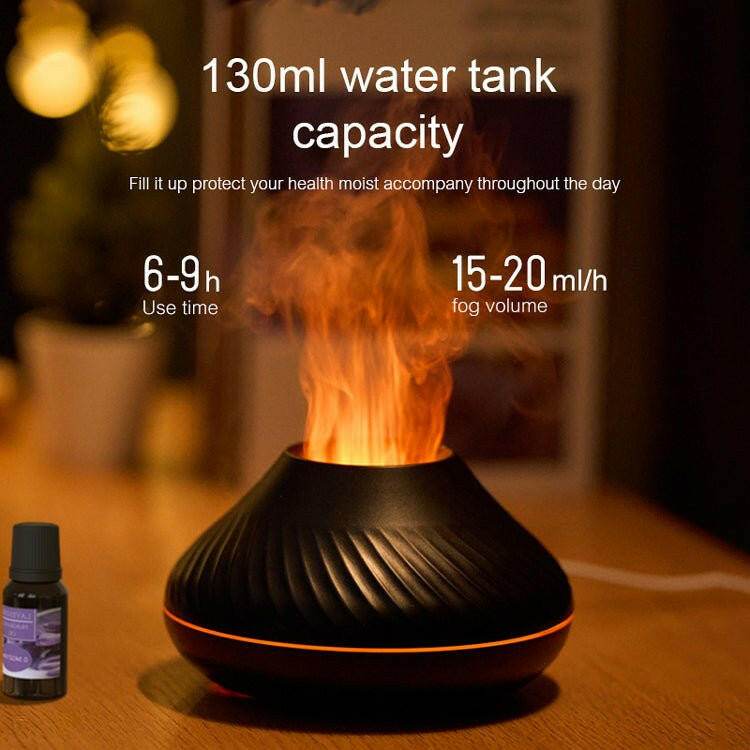 Newest RGB Flame Aroma Diffuser | 130Ml 3d Colorful Flame - Austrige™