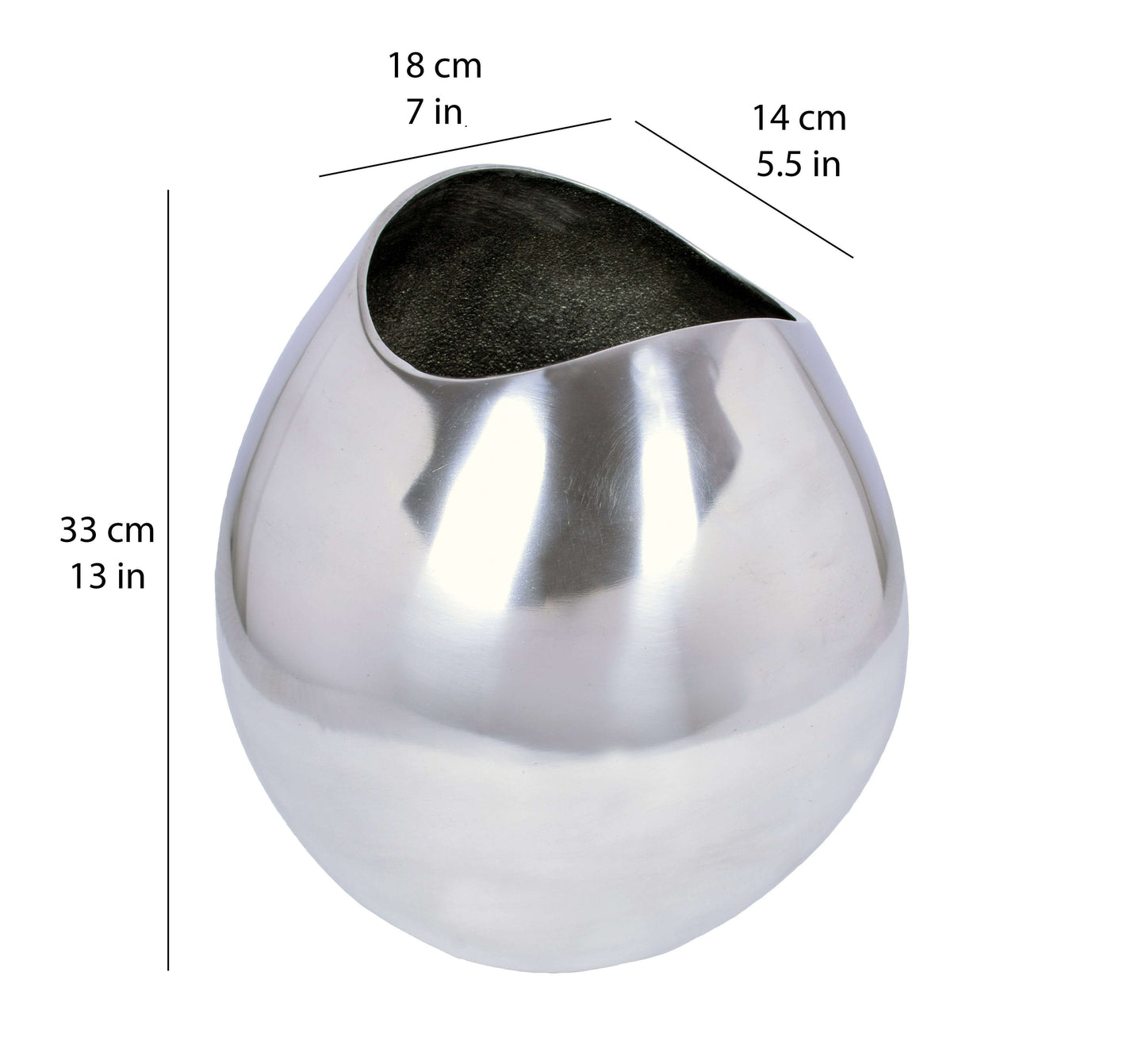 Nico - Brass Floor Planter (Multiple Sizes)