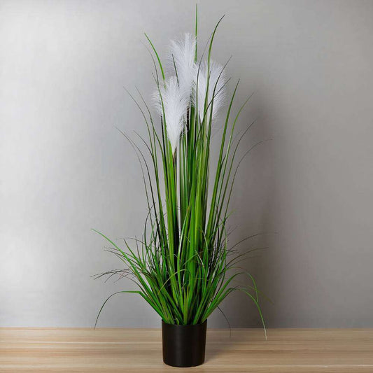 Ozie Artificial Reed Grass Potted Plant 35"