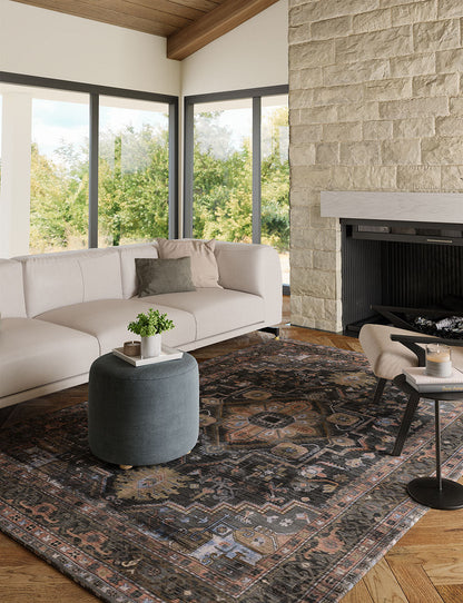 Ozana Brown Multi Rug