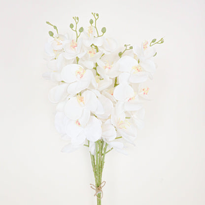 Zuna Artificial White Orchid Bouquet 42'' X 12''(Set Of 6)
