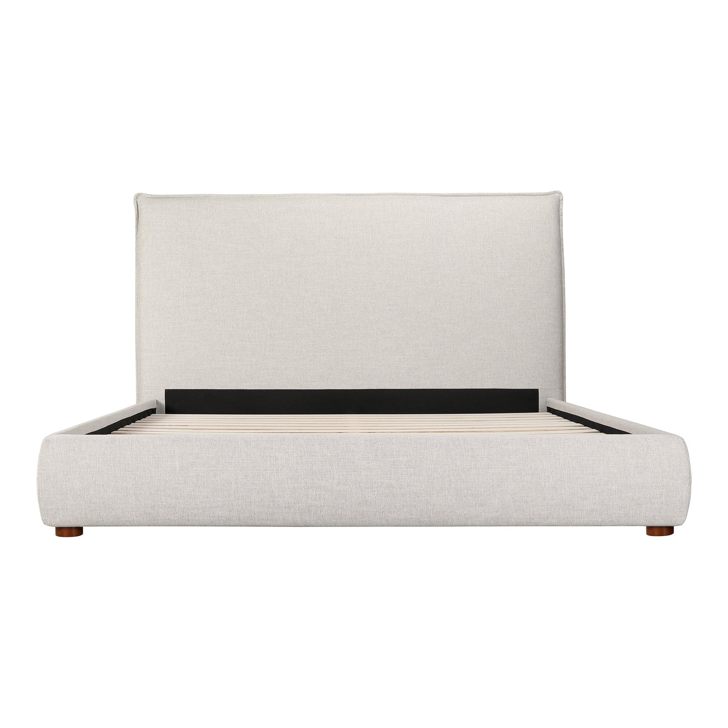 Luzon Queen Bed Tall Light Grey