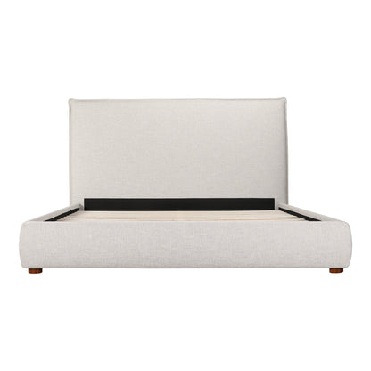Luzon Queen Bed Tall Light Grey