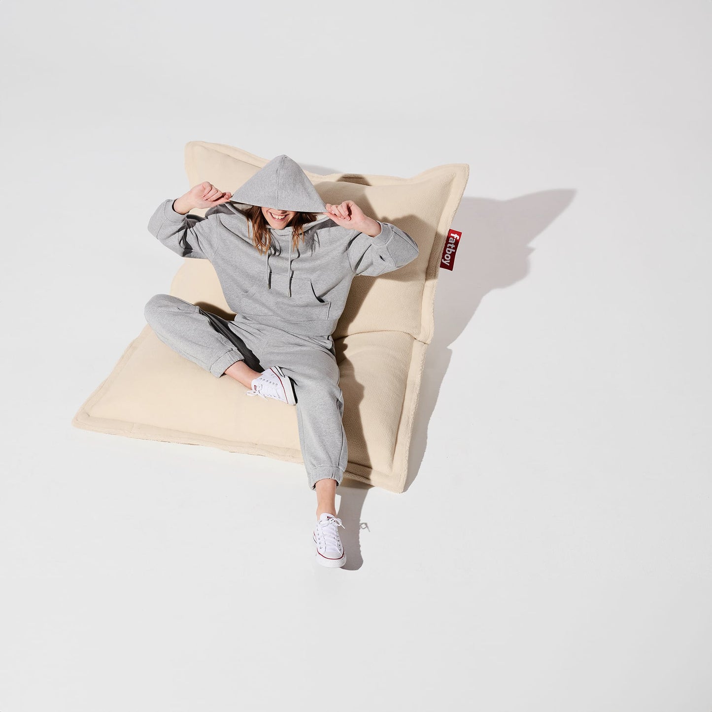 室內纖細泰迪豆袋沙發