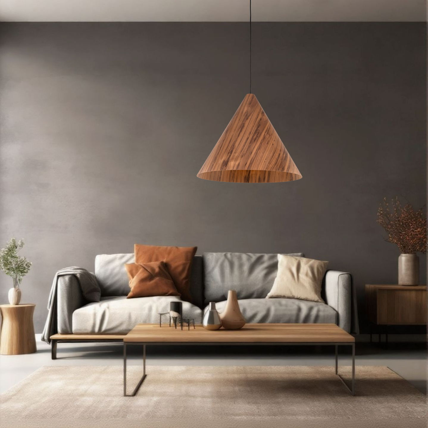 SOLIS Wood Scandinavian Pendant Lamp