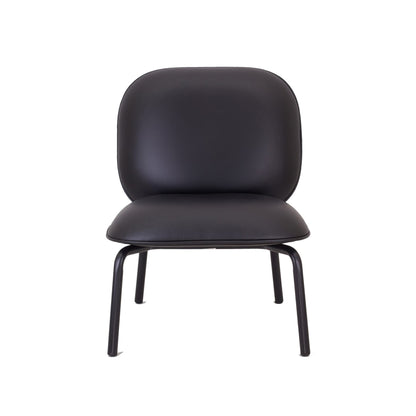 Tasca Lounge Chair & Ottoman Eco Leather Fabric Indoor