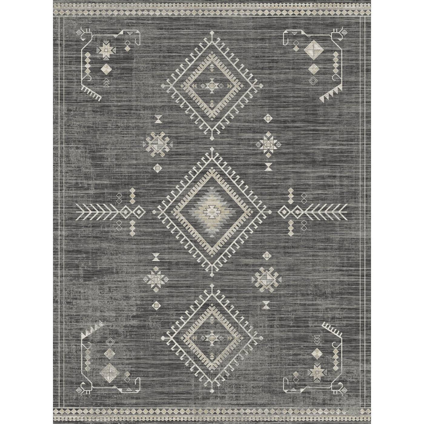 Khaleesi Black Yellow Sand Rug