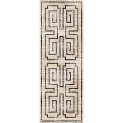 Noa Natural Black Rug