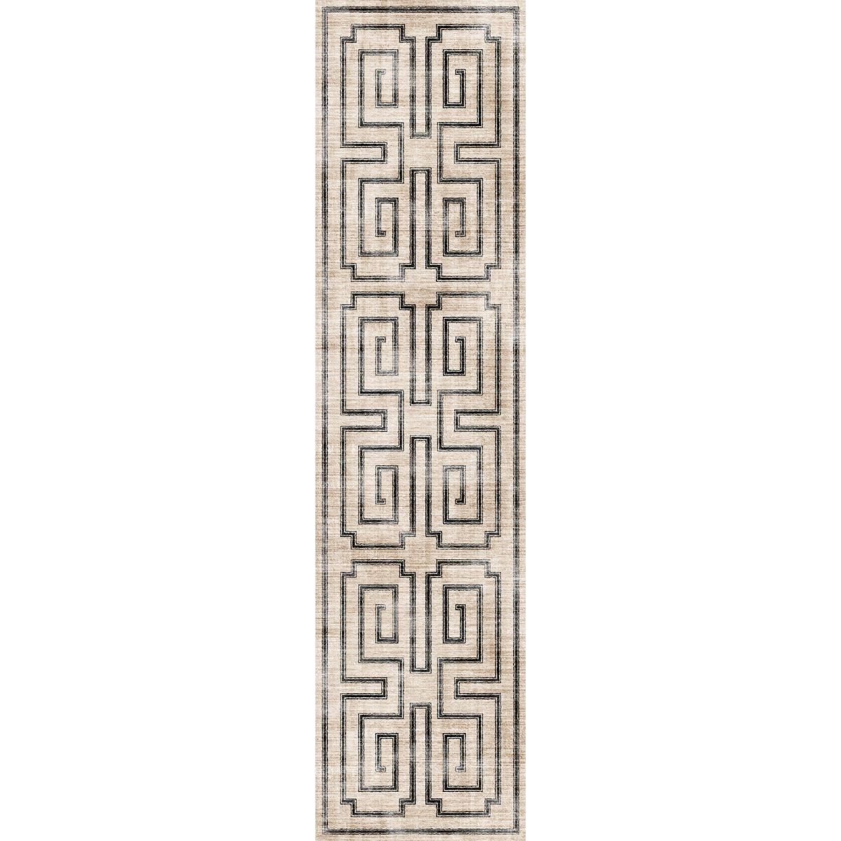 Noa Natural Black Rug