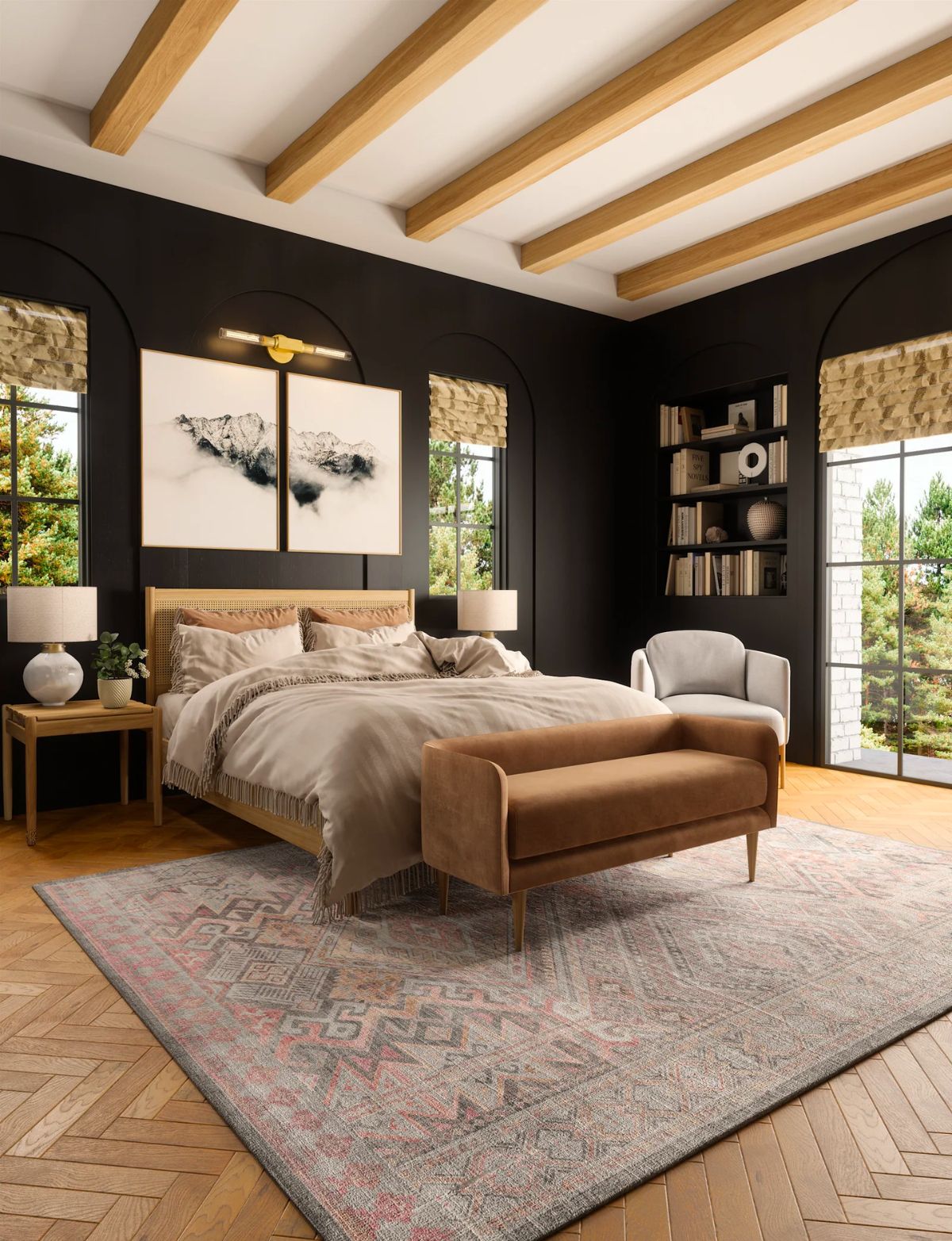 Alexa 銀粉紅紫地毯