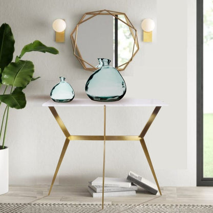 Sevi Marble Rectangular Console Table