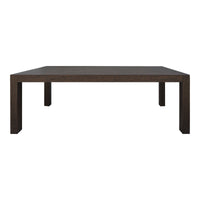 Evander Dining Table Rustic Brown Tables