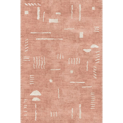 Jama Coral Pink Rug