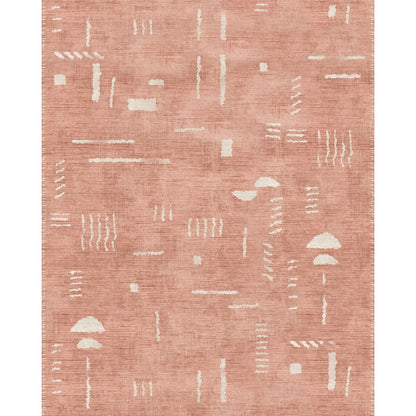 Jama Coral Pink Rug