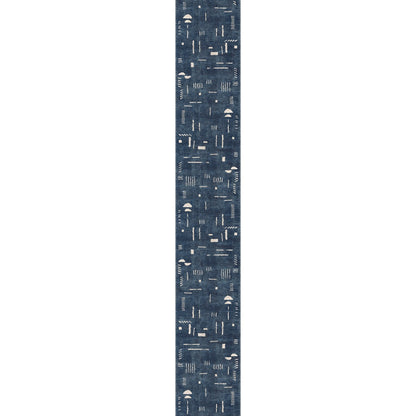 Jama Navy Blue Rug