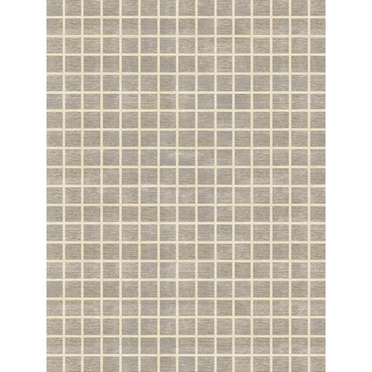 Caper Natural Beige Checkered Rug