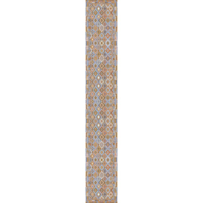 Assania Blue Brown Multi Rug