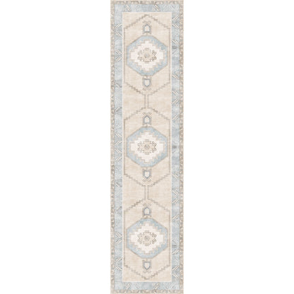 Barbara Light Blue Beige Rug