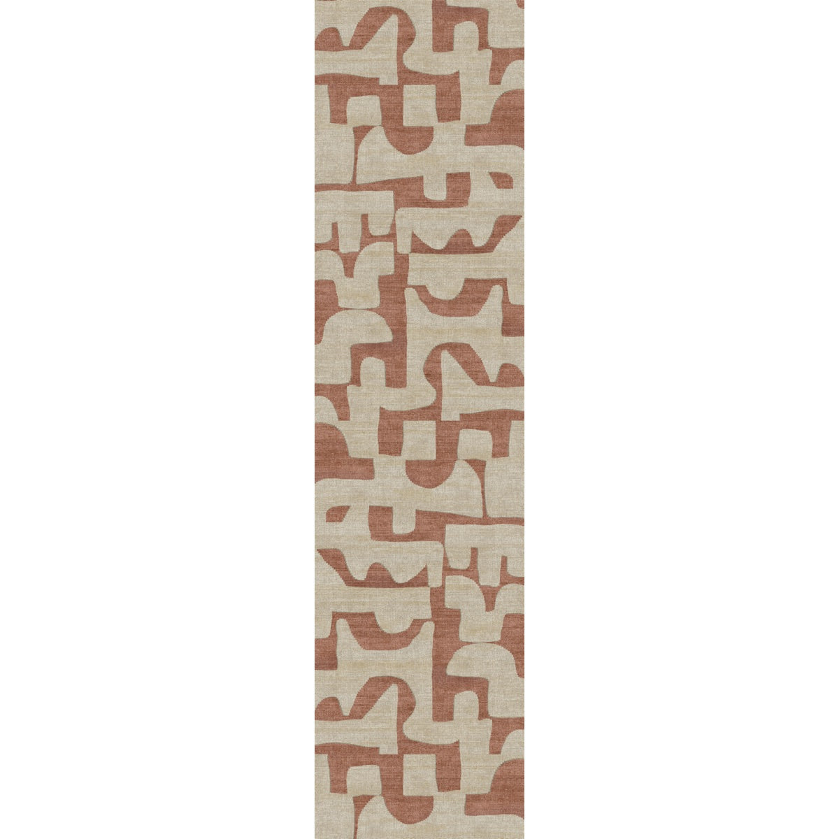 Puzla Orange Natural Rug