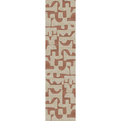 Puzla Orange Natural Rug