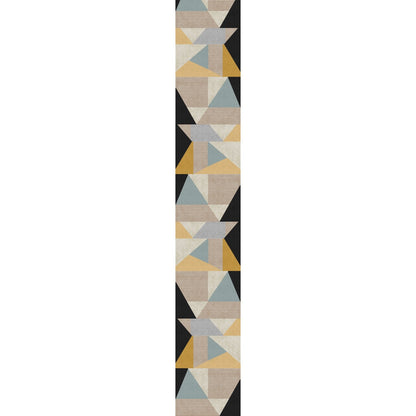 Mizza Black Yellow Multicolor Rug