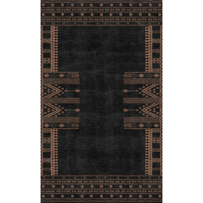 Mazela Black Rug
