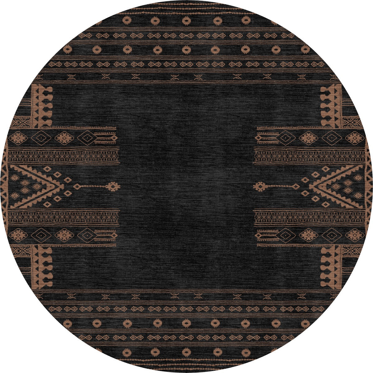 Mazela Black Rug