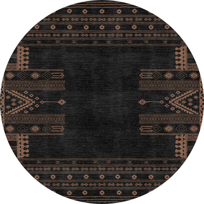 Mazela Black Rug