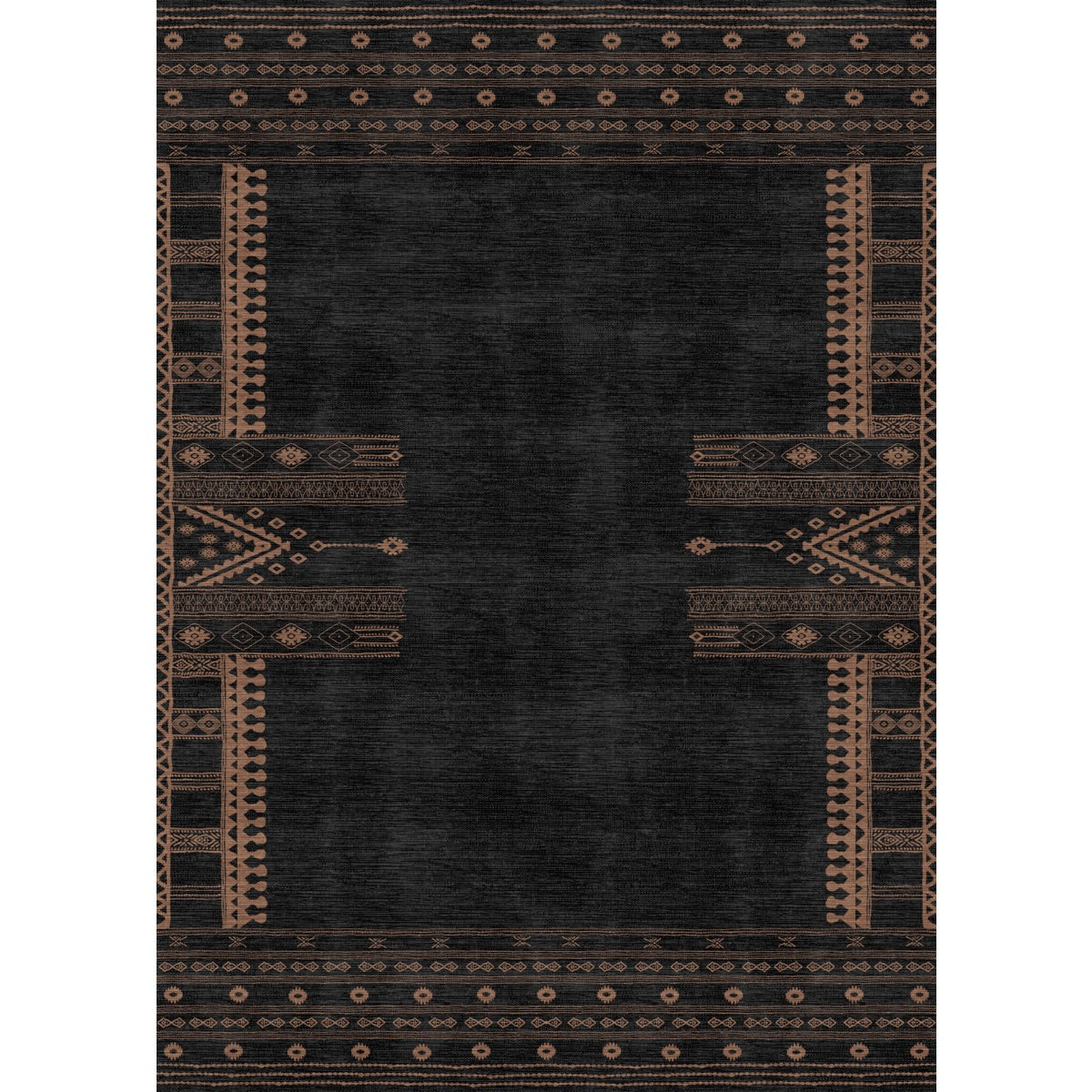 Mazela Black Rug
