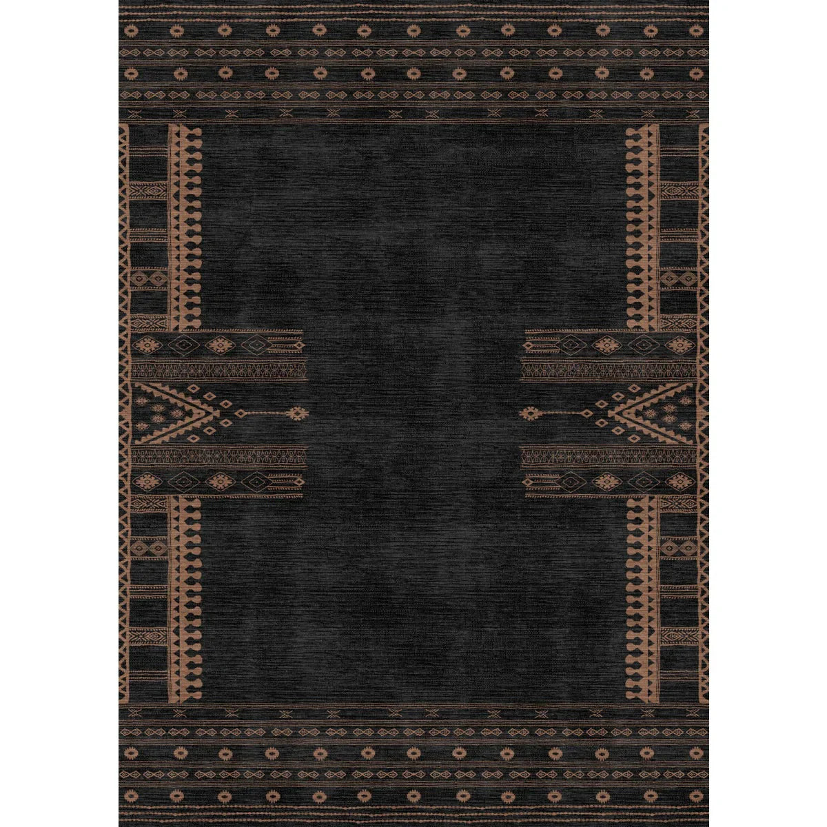 Mazela Black Rug