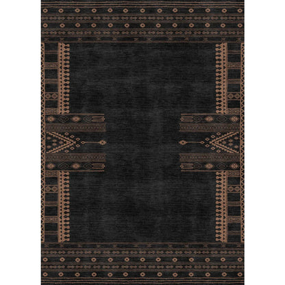 Mazela Black Rug