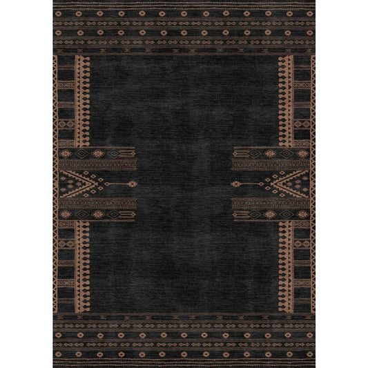Mazela Black Rug