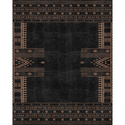 Mazela Black Rug