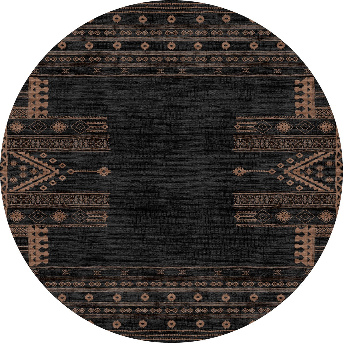 Mazela Black Rug